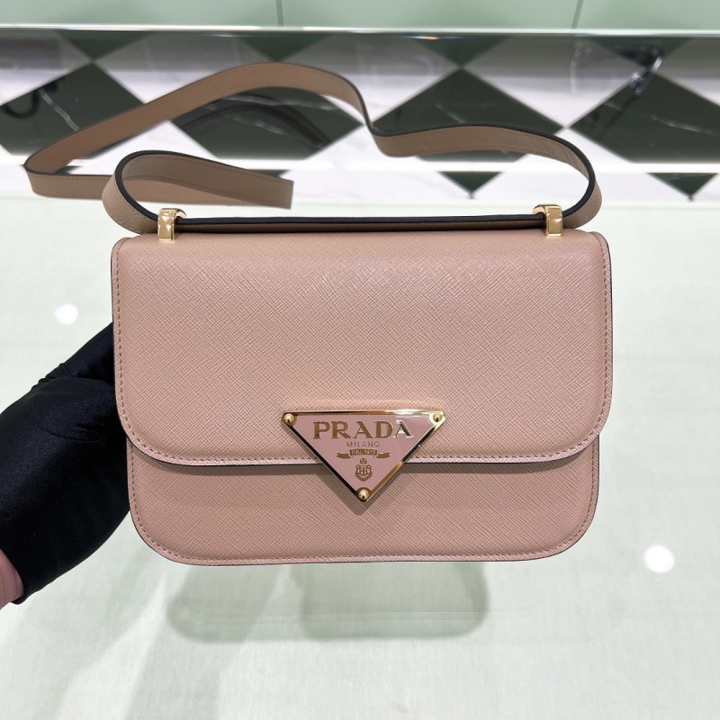 Emblème Shoulder Bag“22*6*15CM”-089=