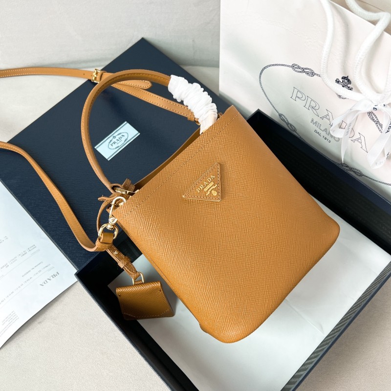 Small Saffiano LeatherPrada Panier Bag“18*17*10.5CM”-0001=
