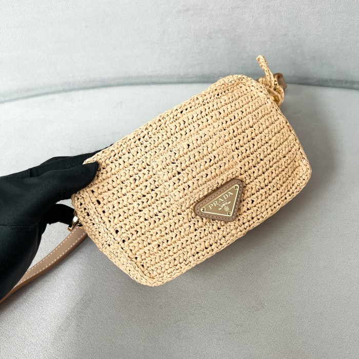 Raffia Shoulder Bag“22.5*11*4CM”-0801=