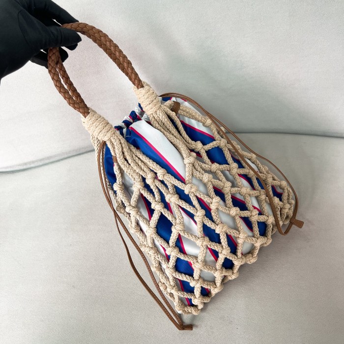 Noué medium cotton macramé bag“37*30CM”-087=