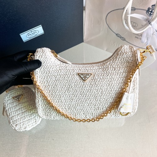 Re-Edition 2005 Crothet Bag“22*18*6.5CM”-0811=