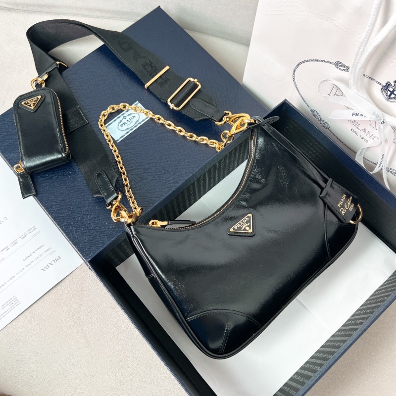 Re-Edition 2005 Napa Leather Bag“22*18*6.5CM”-088=