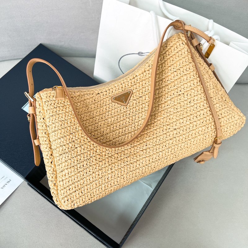 Aimée Large Crochet And Leather Bag“39*24*11.5CM”-0811=