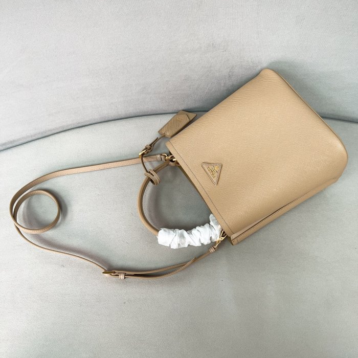 Saffiano Leather Panier Bag“22*23*13CM”-0011=