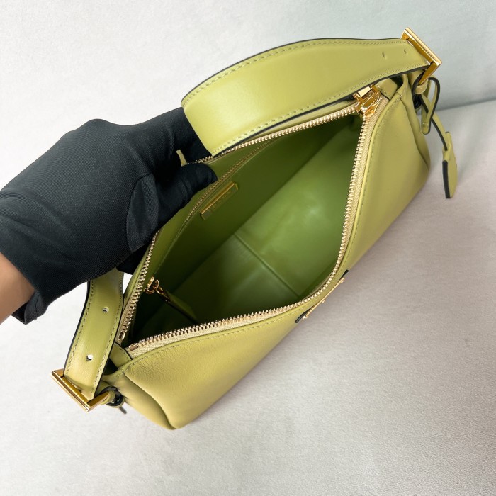 Aimée Medium Leather Shoulder Bag“31*18*10CM”-0801=