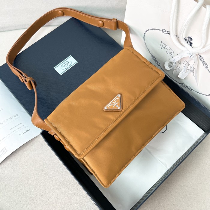 Re-Nylon Shoulder Bag“23*16*11CM”-088=