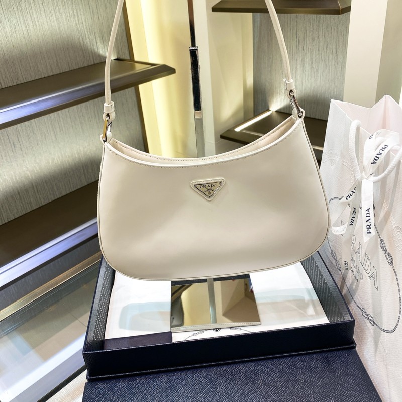 Cleo Brushed Leather Shoulder Bag“27*22*6CM”-087=