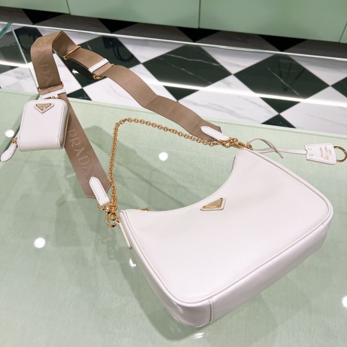 Re-Edition 2005 Leather Bag“22*18*6.5CM”-088=