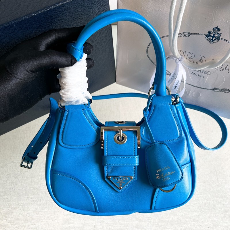 Moon Padded Nappa Leather Shoulder Bag“22.5*17.5*12CM”-0011=