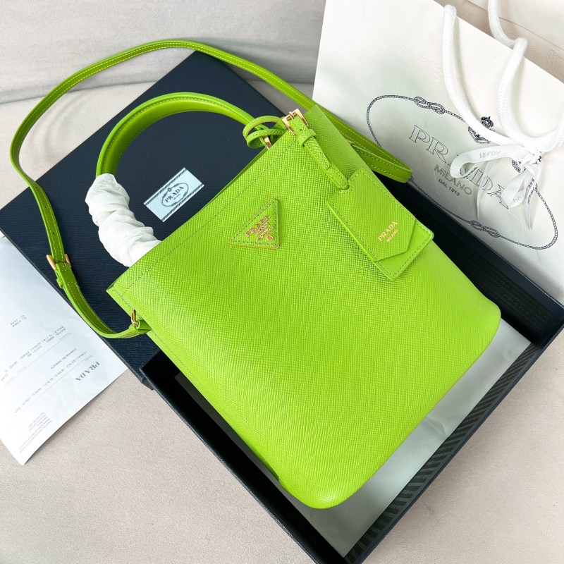 Saffiano Leather Panier Bag“22*23*13CM”-0011=