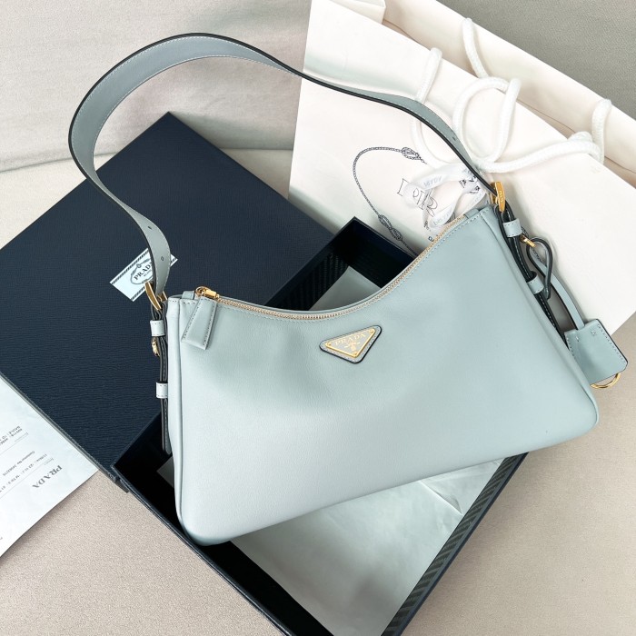 Aimée Medium Leather Shoulder Bag“31*18*10CM”-0801=