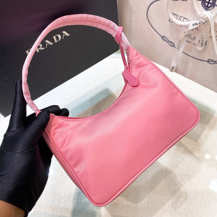 Re-Edition 2005 Re-Nylon And Saffiano Mini Bag“22*17*6CM”-054=