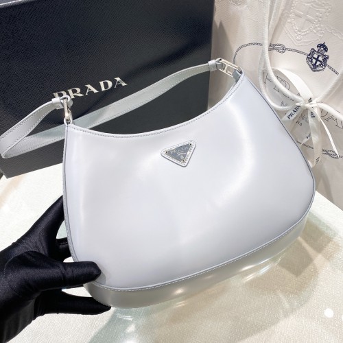 Cleo Brushed Leather Shoulder Bag“27*22*6CM”-087=