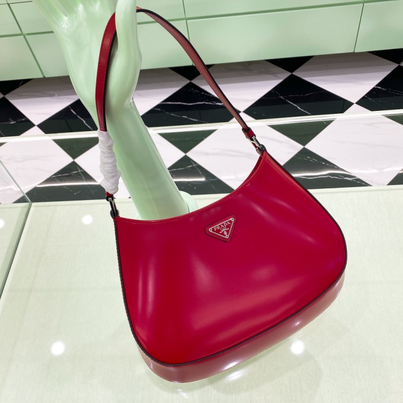 Cleo Brushed Leather Shoulder Bag“27*22*6CM”-087=