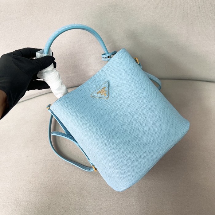 Saffiano Leather Panier Bag“22*23*13CM”-0011=