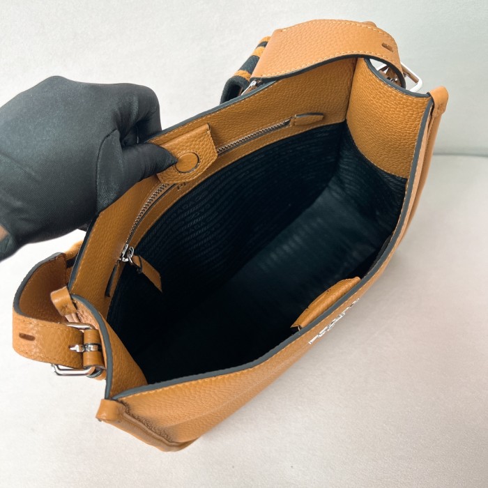 Medium Leather Bag“30*28*12”-0801=