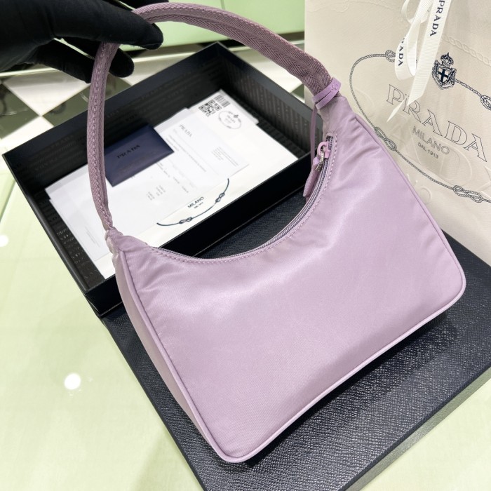 Re-Edition 2005 Re-Nylon And Saffiano Mini Bag“22*17*6CM”-054=