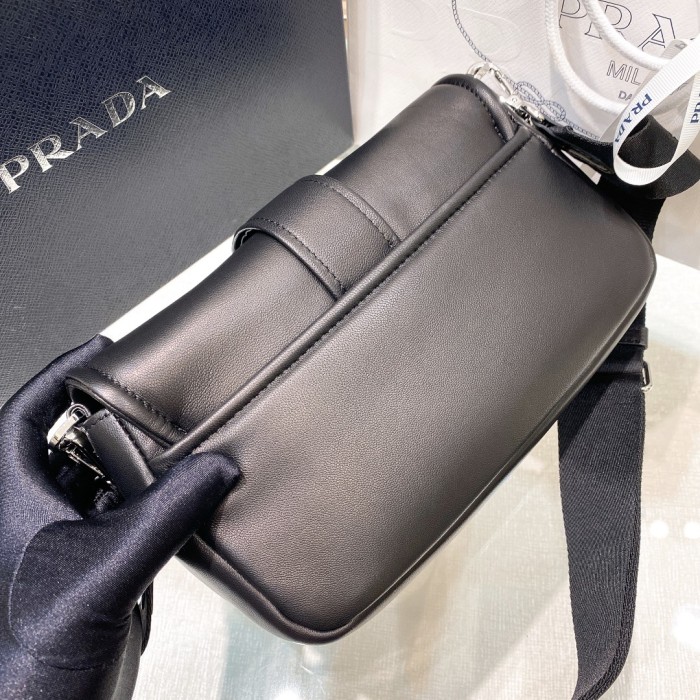 Pocket Logo-Strap Crossbody Bag“23*12.5*6.5CM”-088=
