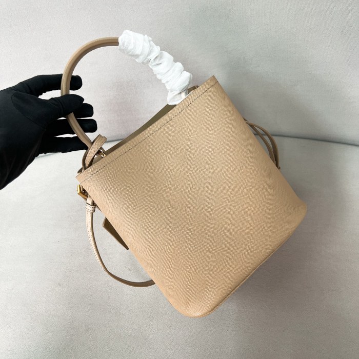 Saffiano Leather Panier Bag“22*23*13CM”-0011=