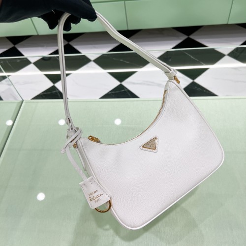 Re-Edition Saffiano Leather Bag“22*18*6CM”-088=