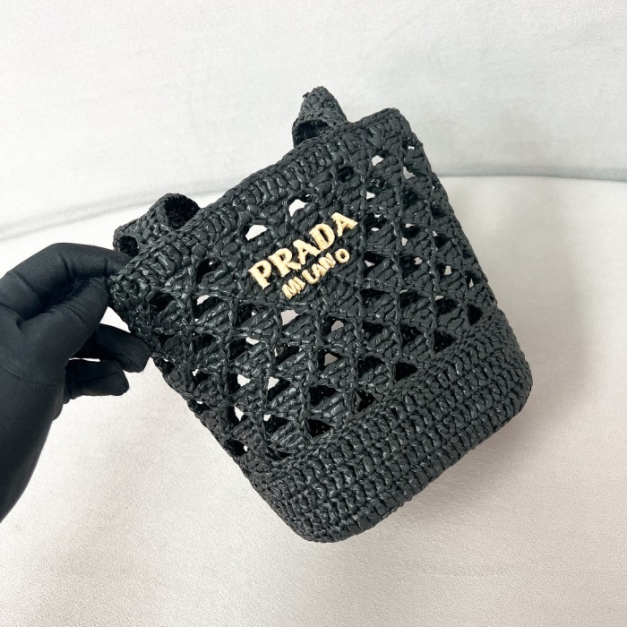 Crochet tote bag“18*18*11CM”-059=