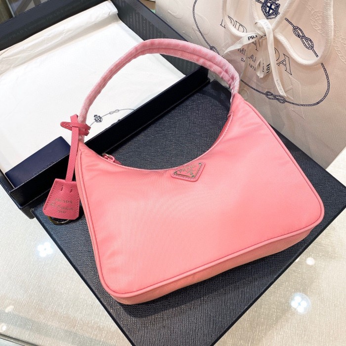 Re-Edition 2005 Re-Nylon And Saffiano Mini Bag“22*17*6CM”-054=