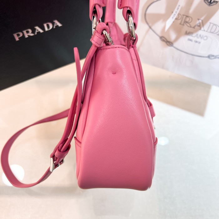 Moon Padded Nappa Leather Shoulder Bag“22.5*17.5*12CM”-0011=