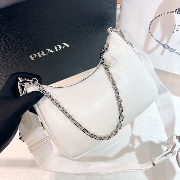 Re-Edition 2005 Leather Bag“22*18*6.5CM”-088=