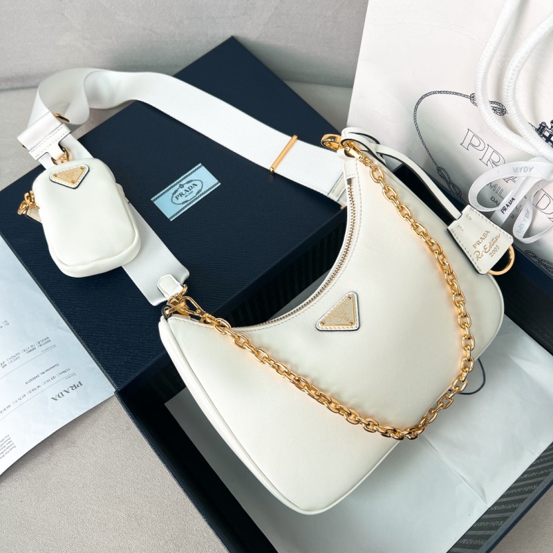 Re-Edition 2005 Leather Bag“22*18*6.5CM”-088=