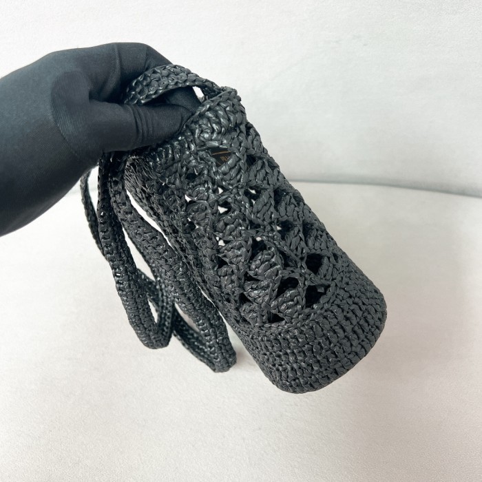 Crochet tote bag“18*18*11CM”-059=