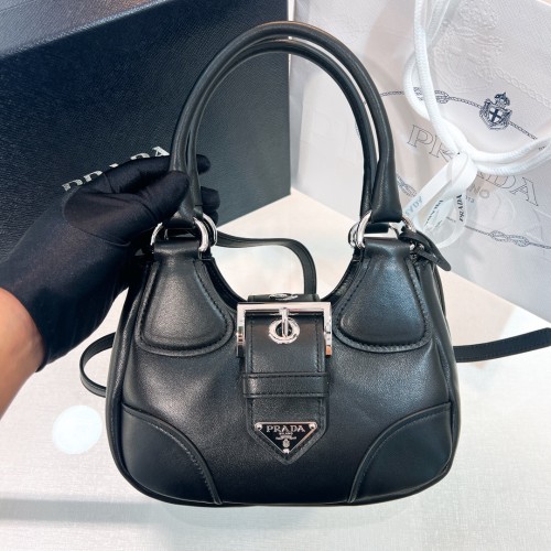 Moon Padded Nappa Leather Shoulder Bag“22.5*17.5*12C“”-0011=