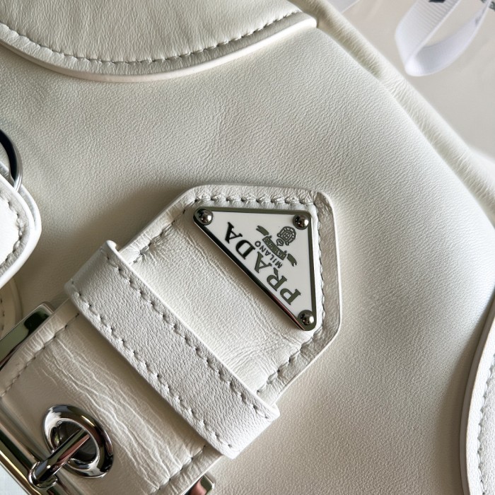 Moon Padded Nappa Leather Shoulder Bag“22.5*17.5*12CM”-0011=