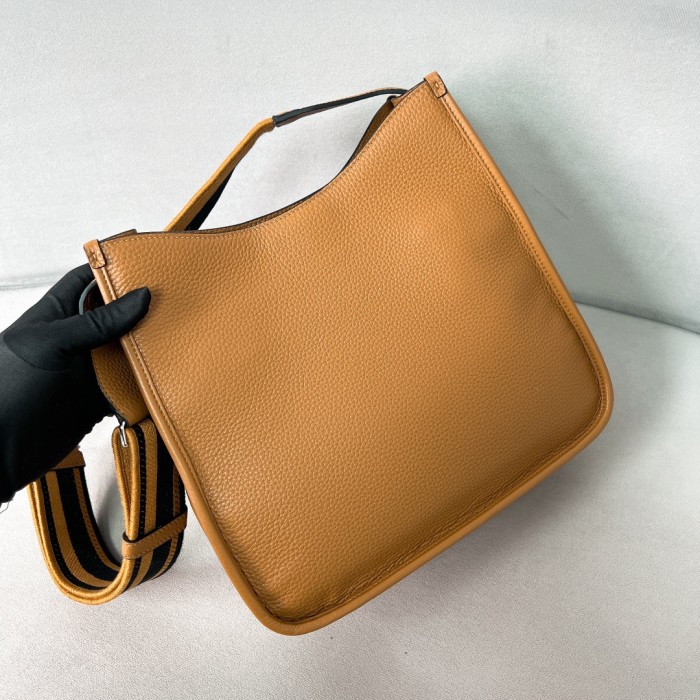 Medium Leather Bag“30*28*12”-0801=
