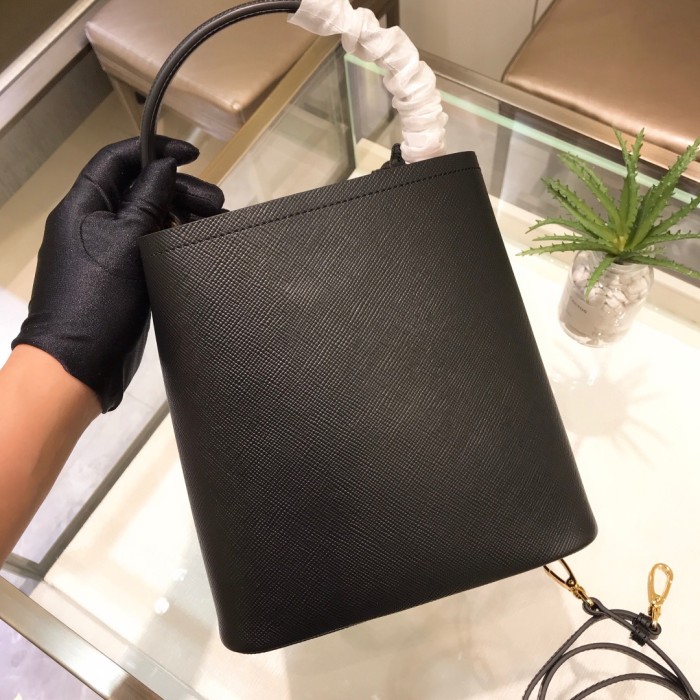 Saffiano Leather Panier Bag“22*23*13CM”-0011=