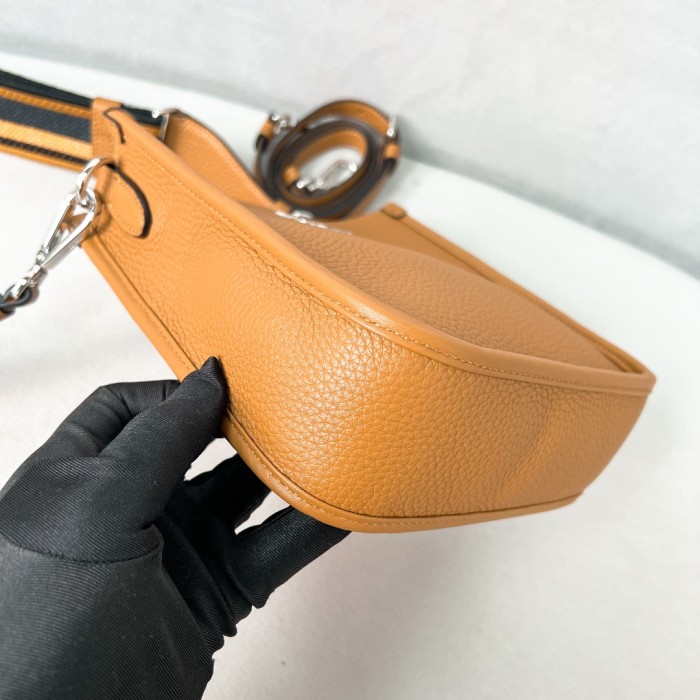Leather Shoulder Bag“20*19*6CM”-089=