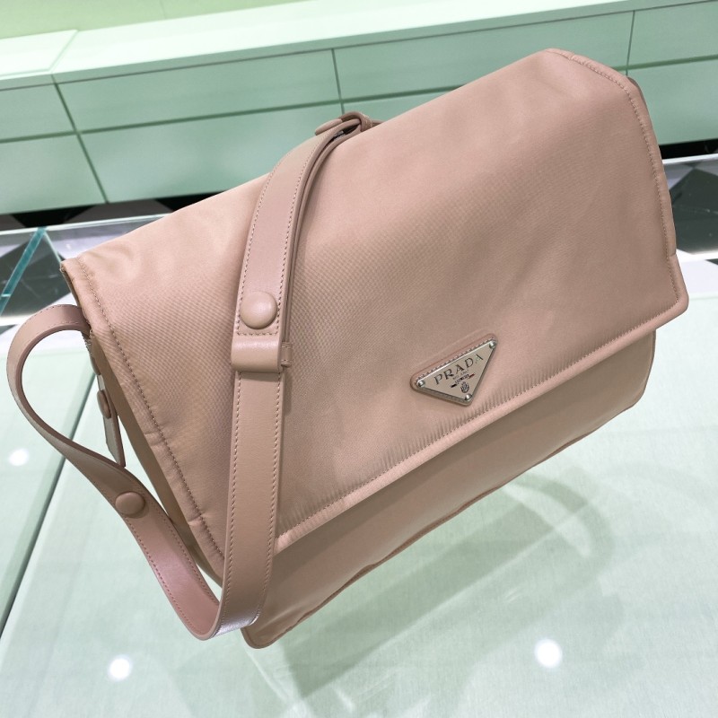 Padded Re-Nylon Shoulder Bag“36*28*14CM”-0801=