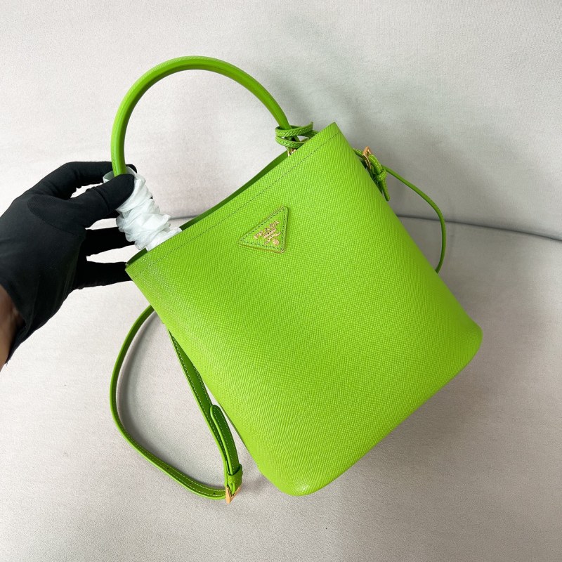 Saffiano Leather Panier Bag“22*23*13CM”-0011=