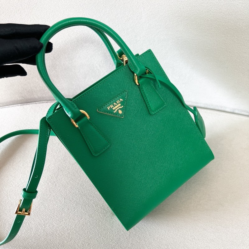 Saffiano Leather Tote Bag“19*17*6CM”-089=