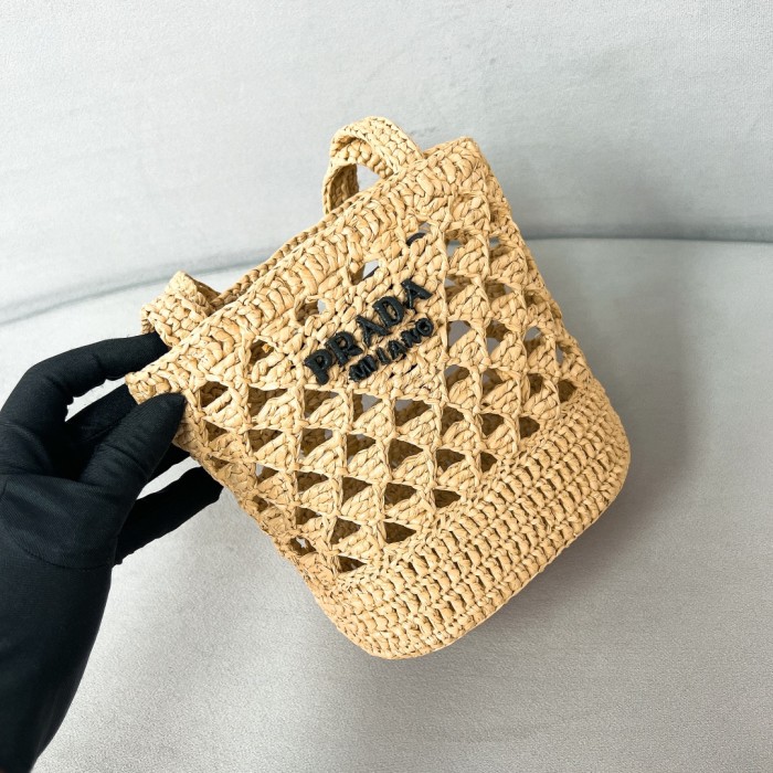 Crochet tote bag“18*18*11CM”-059=
