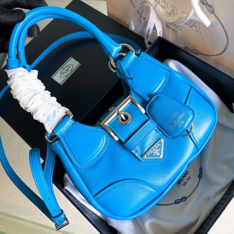 Moon Padded Nappa Leather Shoulder Bag“22.5*17.5*12CM”-0011=