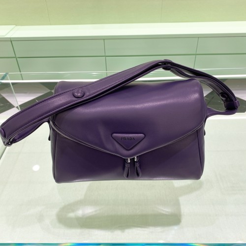 Padded Nappa Leather Top-Handle“33*19*14CM”-0801=