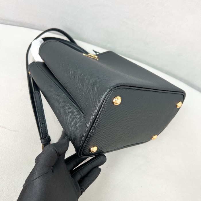 Saffiano Leather Panier Bag“22*23*13CM”-0011=