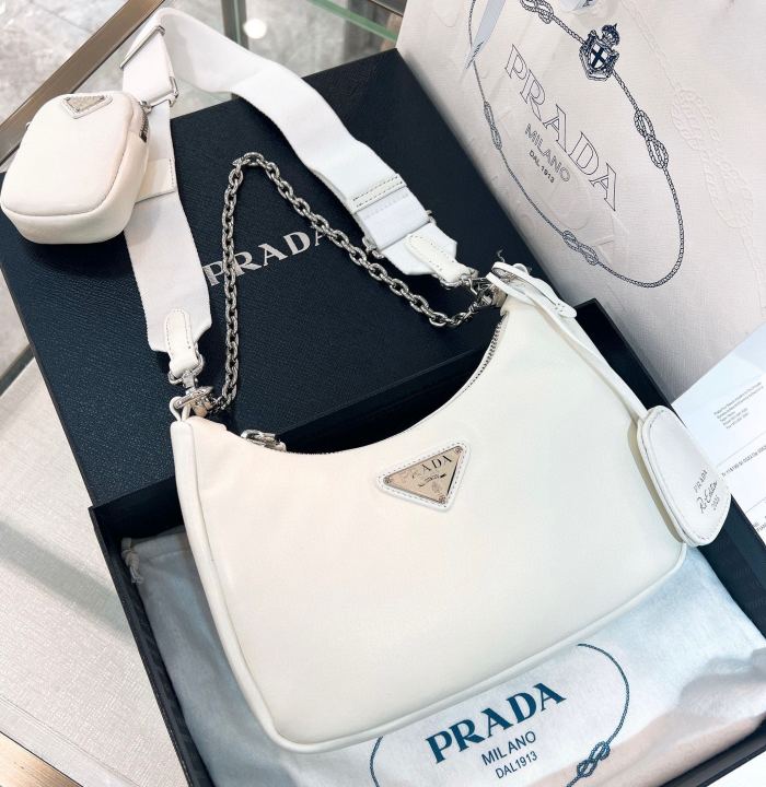 Re-Edition 2005 Leather Bag“22*18*6.5CM”-088=