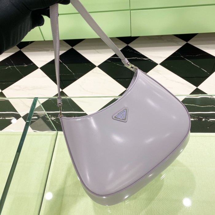 Cleo Brushed Leather Shoulder Bag“27*22*6CM”-087=