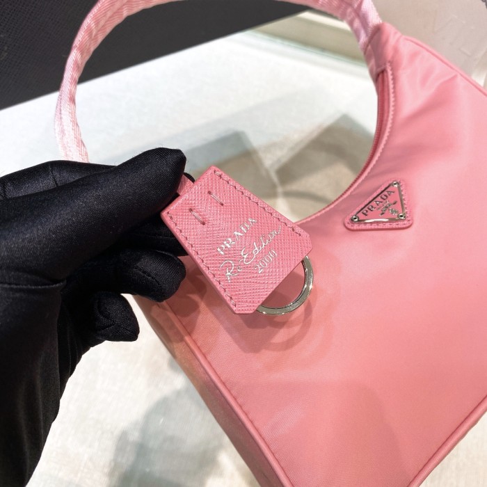 Re-Edition 2005 Re-Nylon And Saffiano Mini Bag“22*17*6CM”-054=