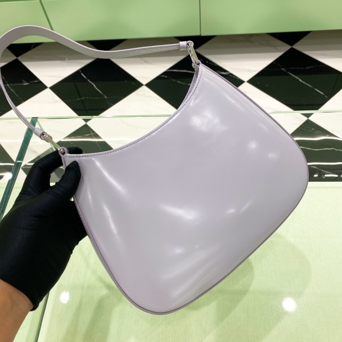 Cleo Brushed Leather Shoulder Bag“27*22*6CM”-087=