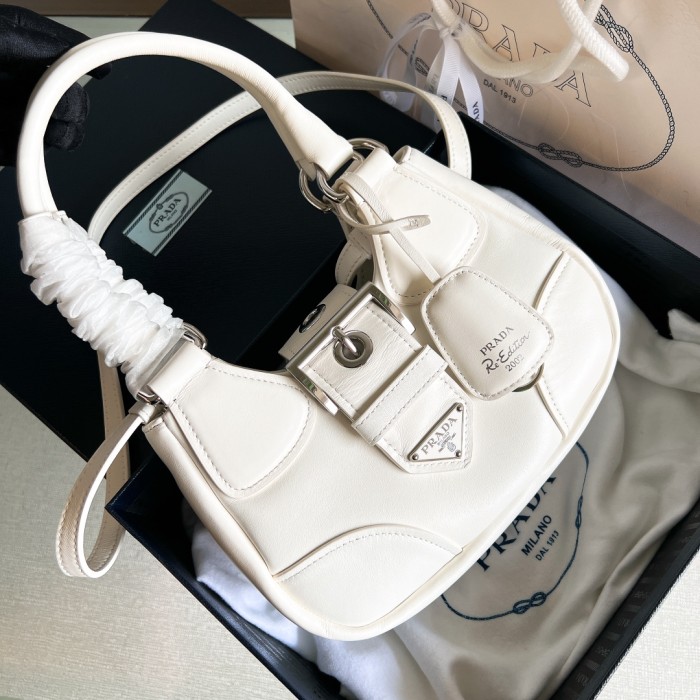 Moon Padded Nappa Leather Shoulder Bag“22.5*17.5*12CM”-0011=