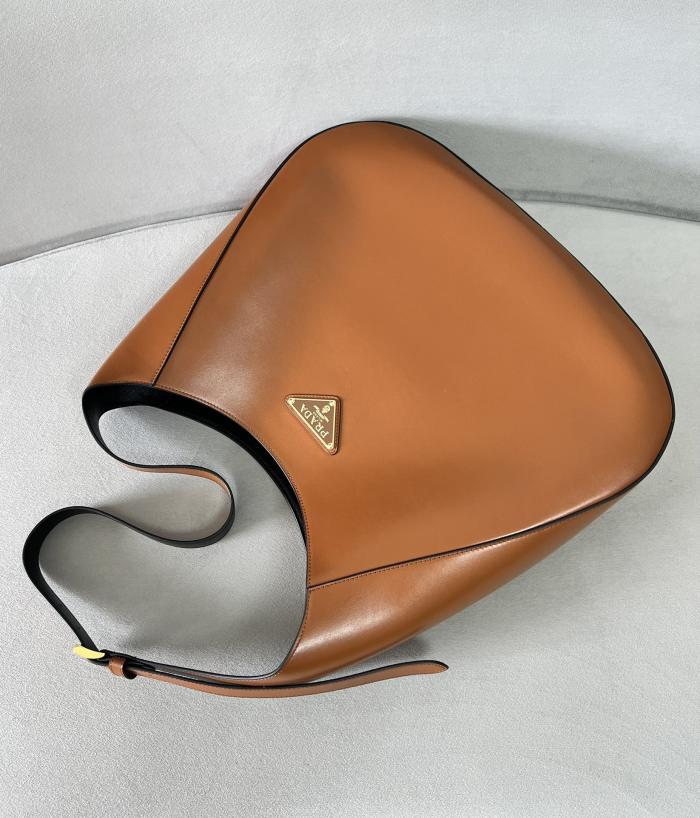 Large Leather Shoulder Bag WithTop Stitching“40*30.5*9CM”-0811=
