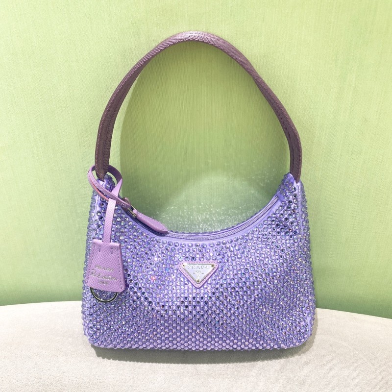 Re-Edition 2000 Crystal Mini Bag“22*18*6.5CM”-005=
