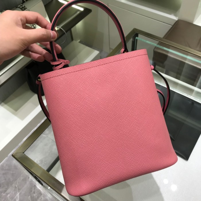 Saffiano Leather Panier Bag“22*23*13CM”-0011=